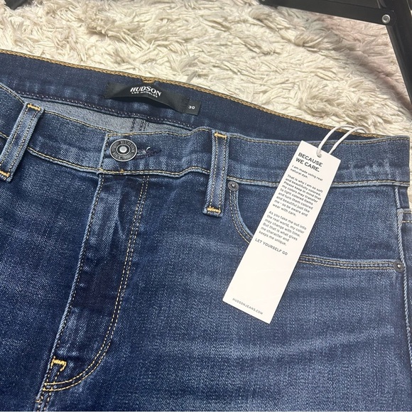 New Hudson Dark Wash Nico Skinny Jeans Size 30 - Picture 3 of 8